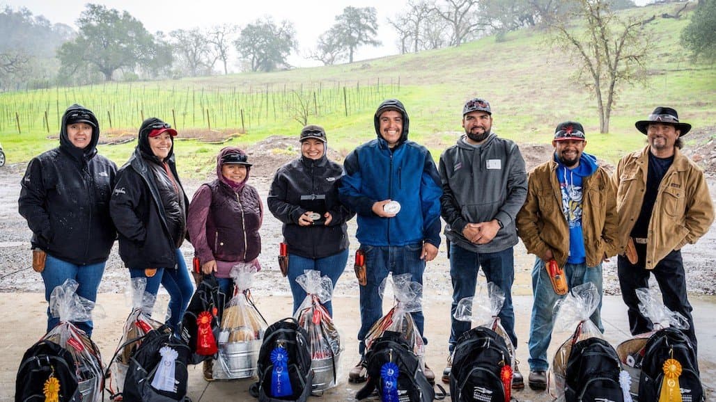Expert Display Of Technique And Speed At Napa Valley Farmworker Foundation Pruning Contest