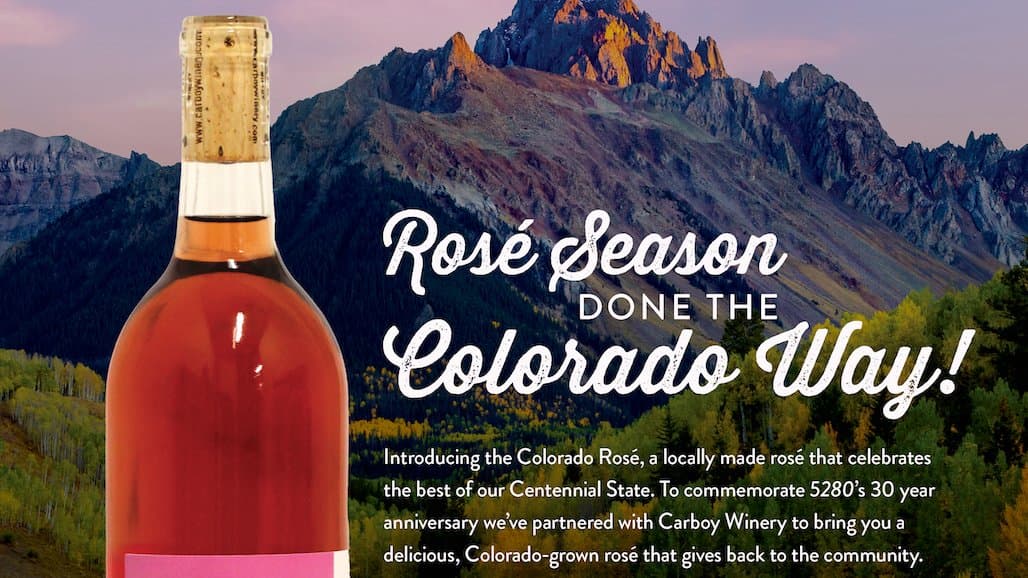 Colorado’s Carboy Winery And 5280 Magazine To Release Co-Branded Rosé Wine