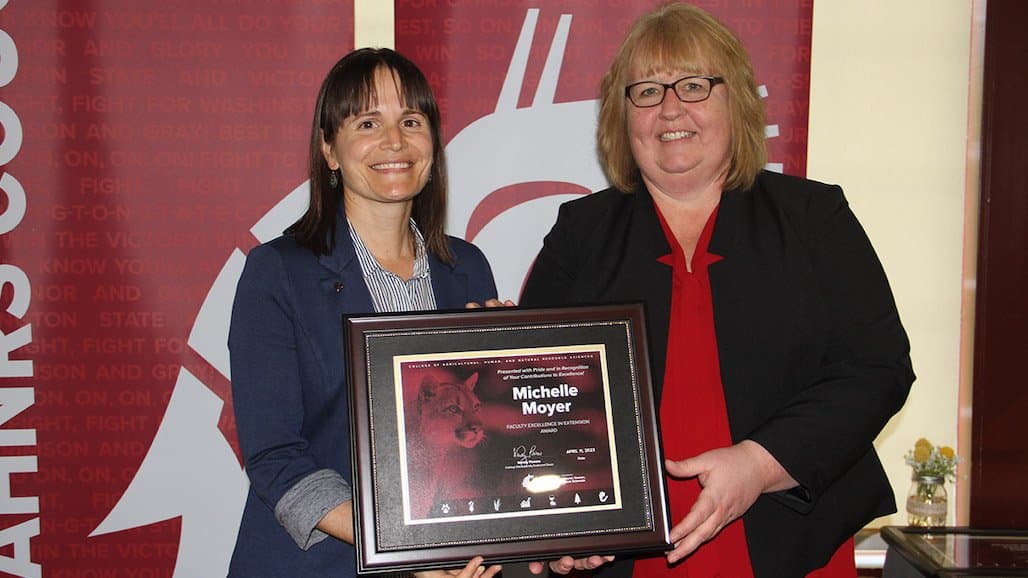 WSU Viticulture Extension Specialist Receives Award, Promotion