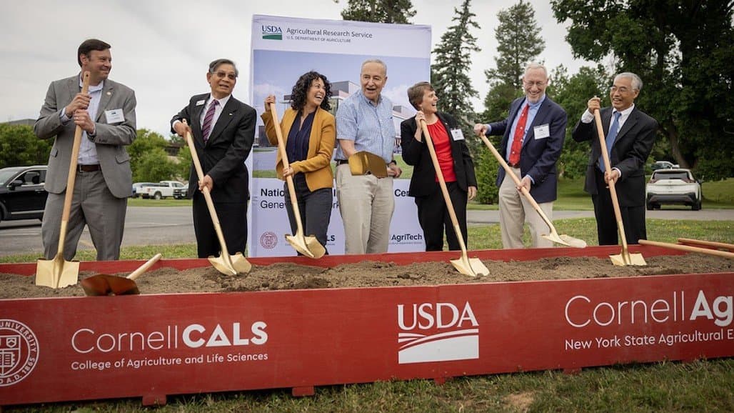 USDA Breaks Ground on $70M Lab for Grape Research at Cornell AgriTech