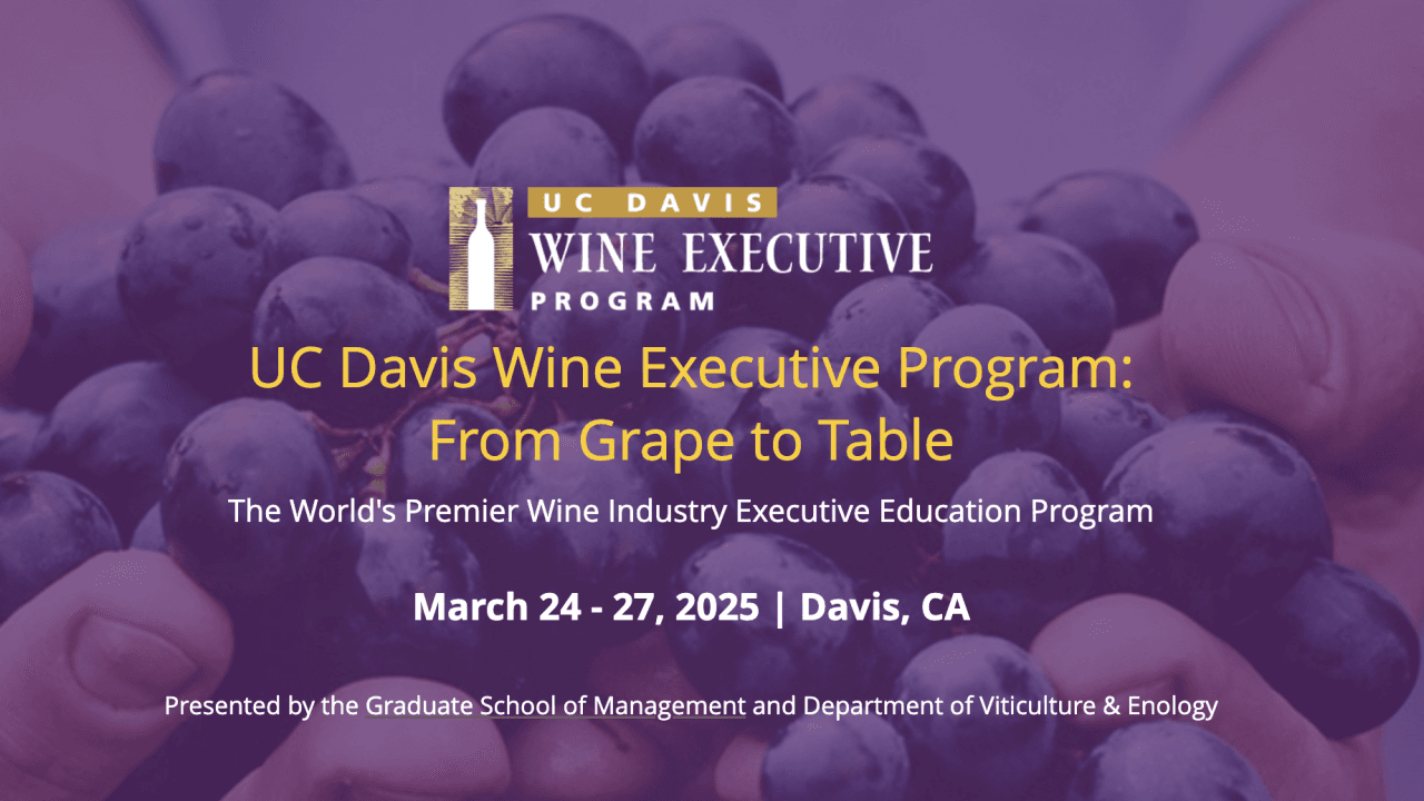 UC Davis Wine Executive Program