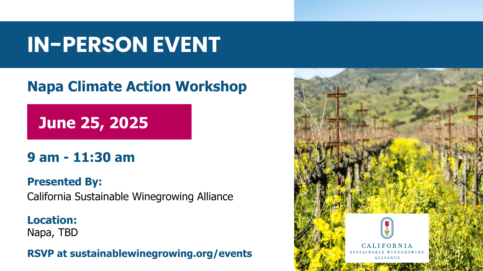 Napa Climate Action Workshop