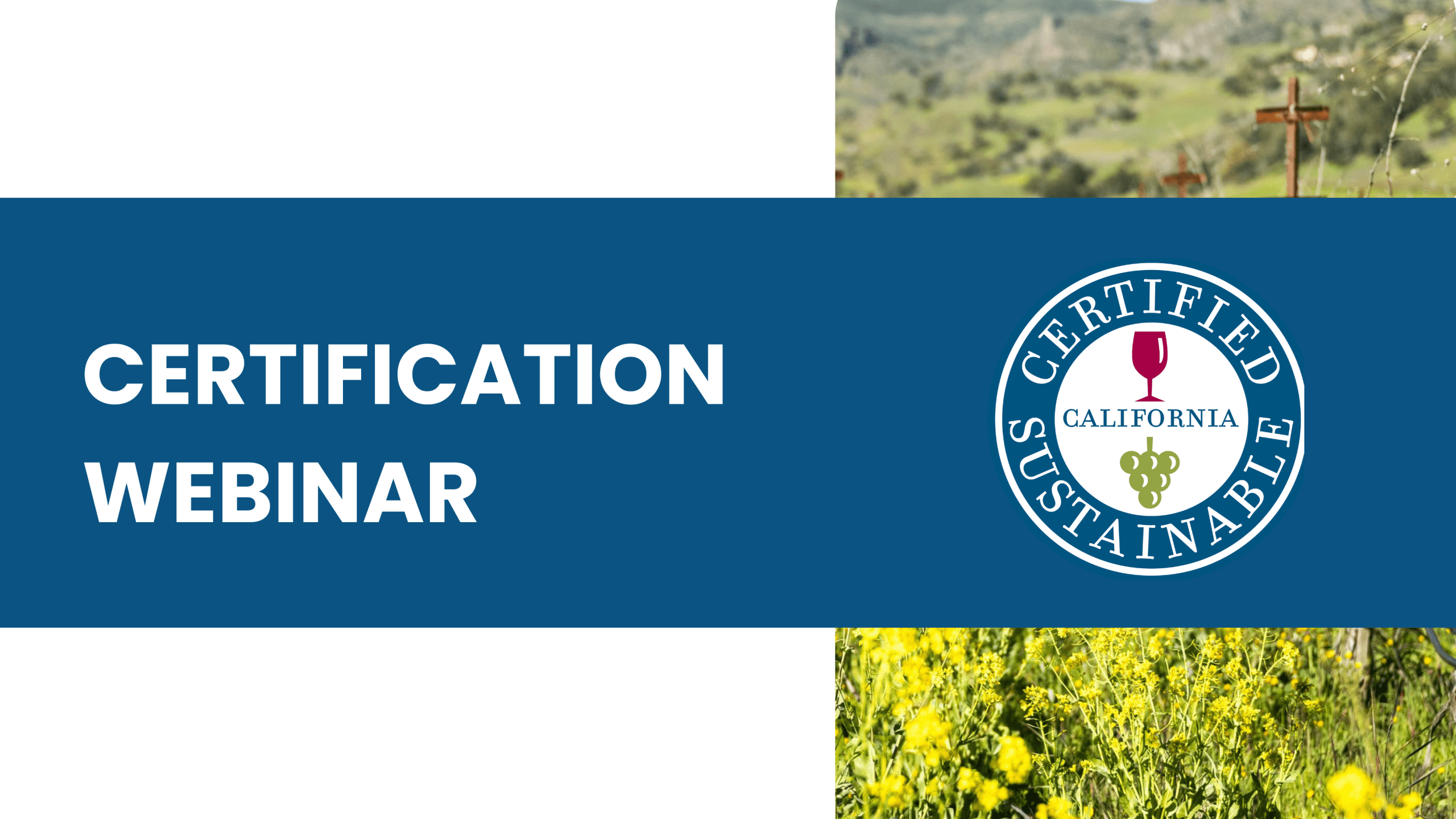 Sustainable Winegrowing & Certification Overview Webinar
