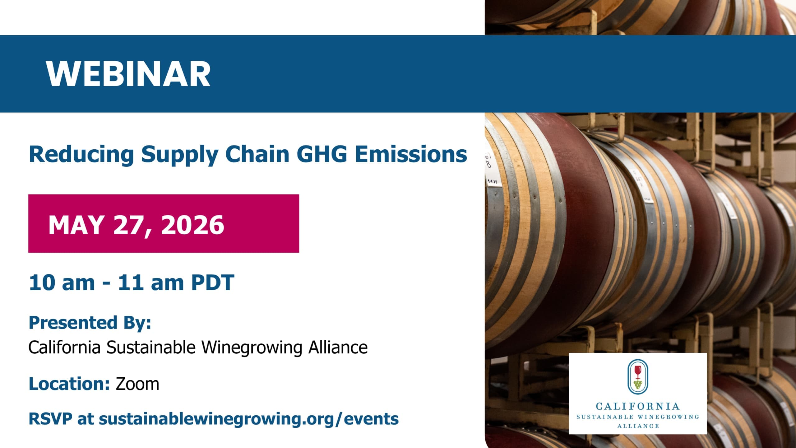 Reducing Supply Chain GHG Emissions Webinar