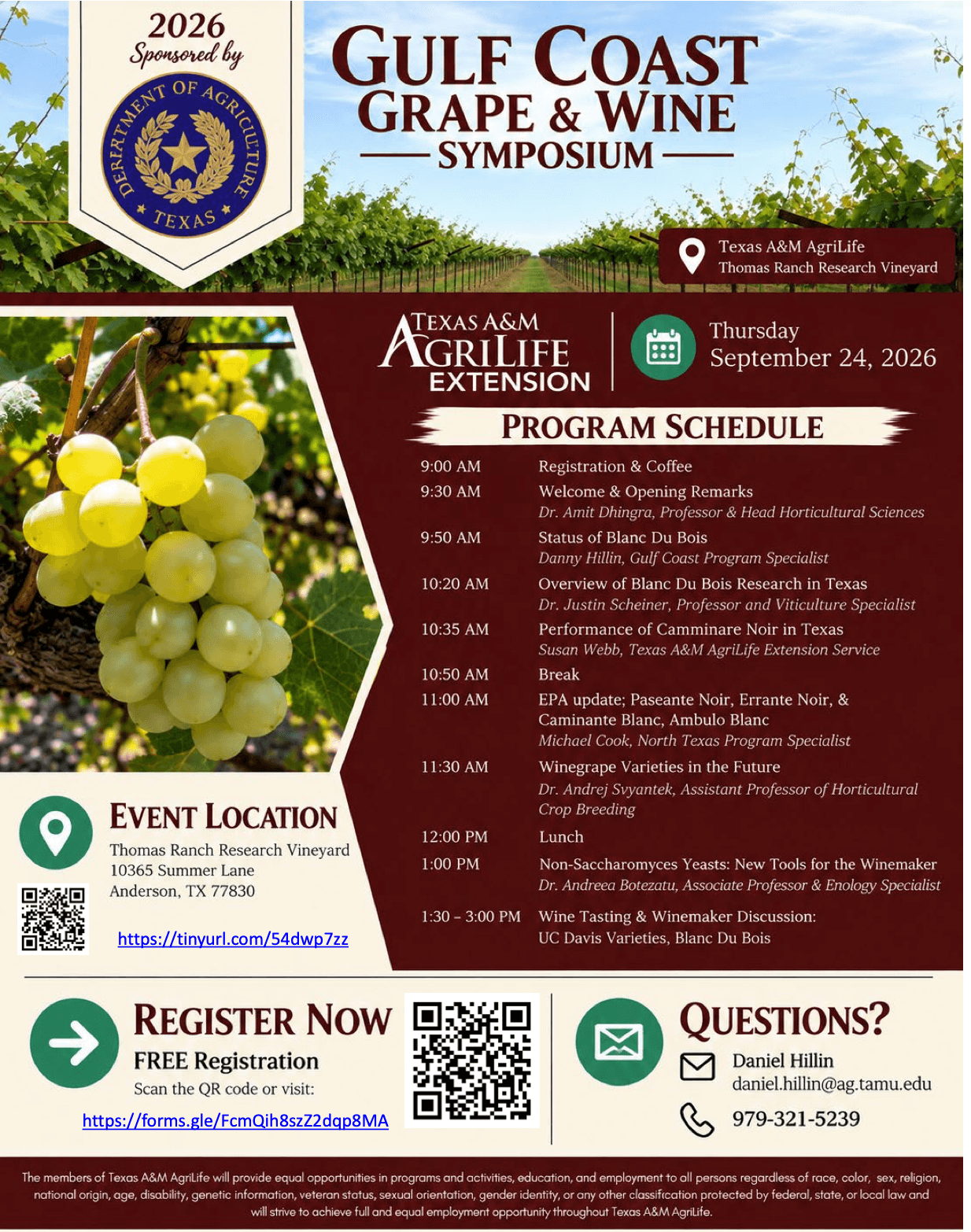 Gulf Coast Grape & Wine Symposium