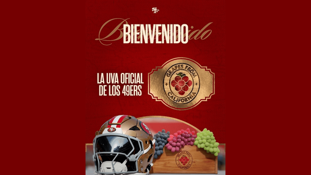 California Grapes Announces Partnership with 49ers