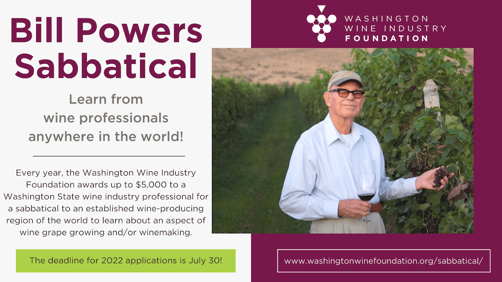 WA Wine Industry Foundation Powers Sabbatical Application Now Open