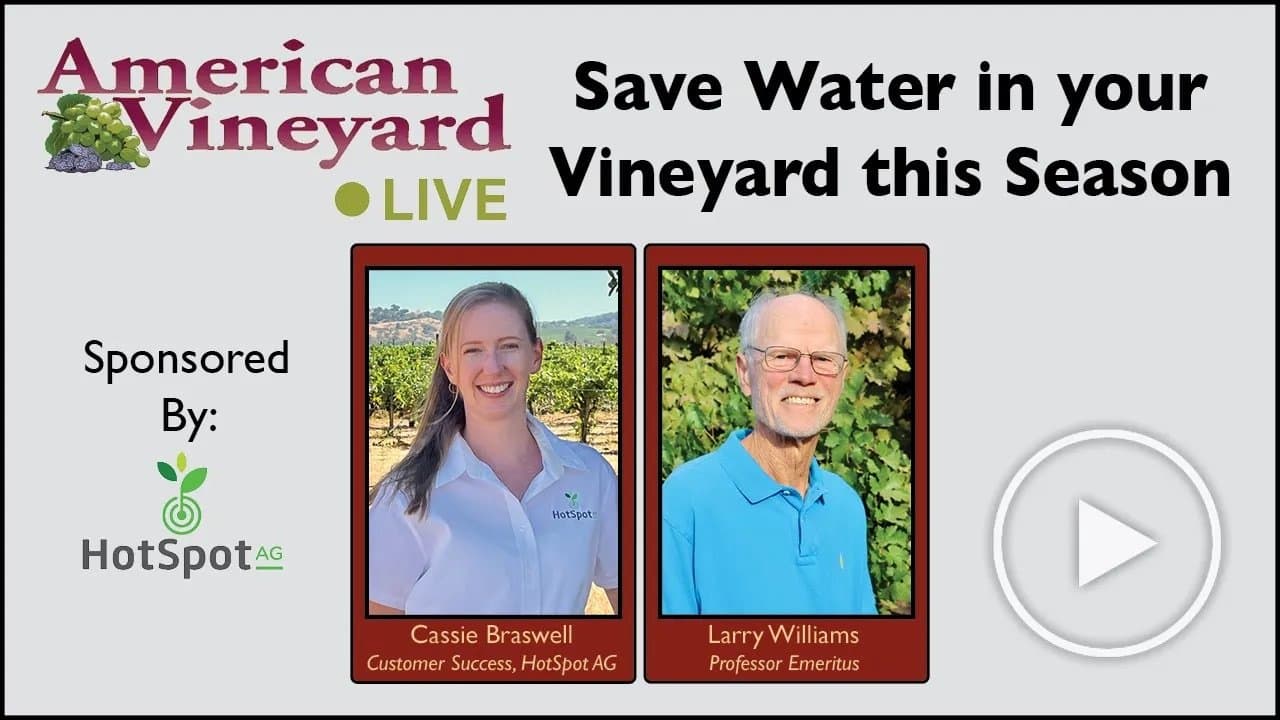 How to Water your Vineyard Smarter this Season with American Vineyard Live