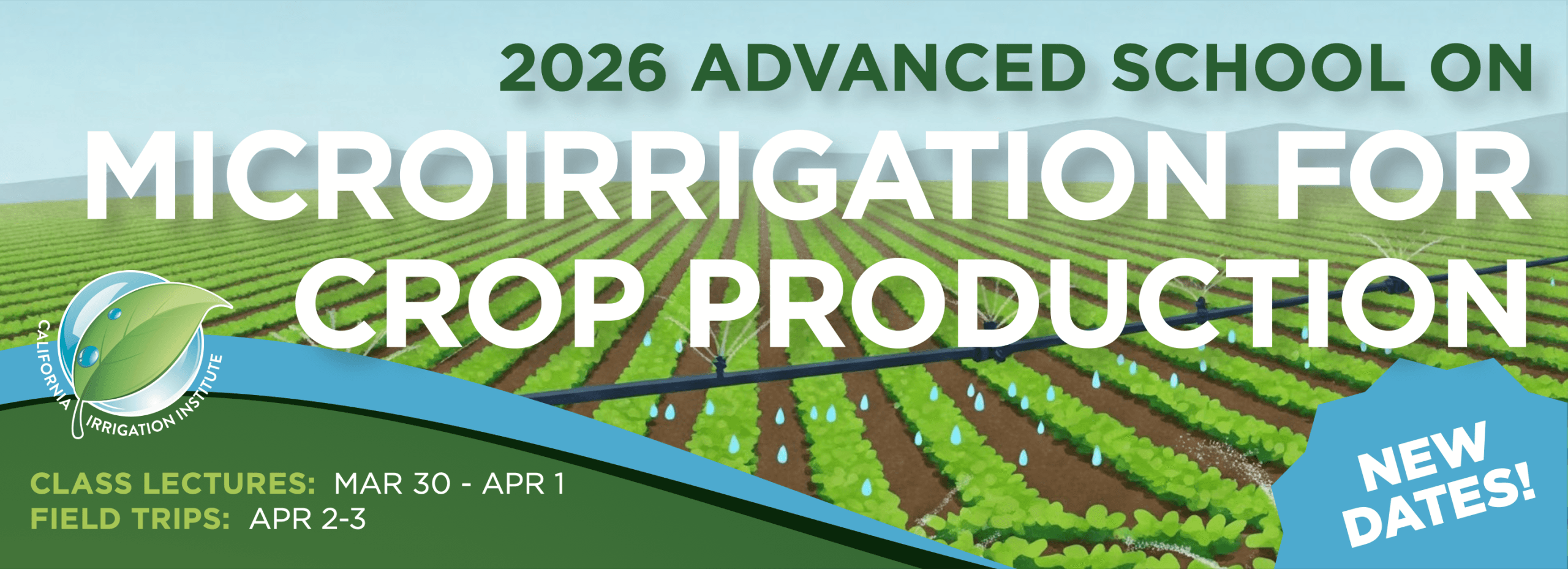 Advanced School on Microirrigation for Crop Production
